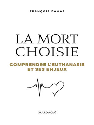 cover image of La mort choisie
